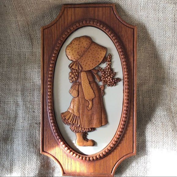 Vintage Holly Hobbie 1972 Wall Decor - Picture 3 of 6